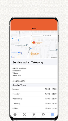 Sunrise Indian Takeaway Screen 3