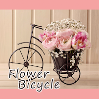 Cute Wallpaper Flower Bicycle