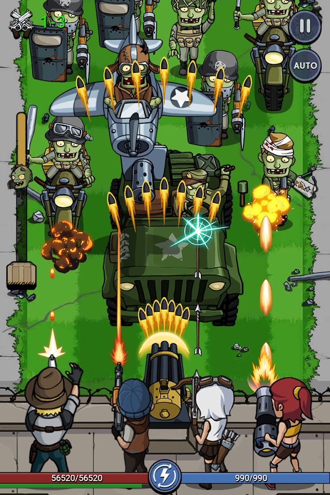 Zombie War Idle Defense Game 