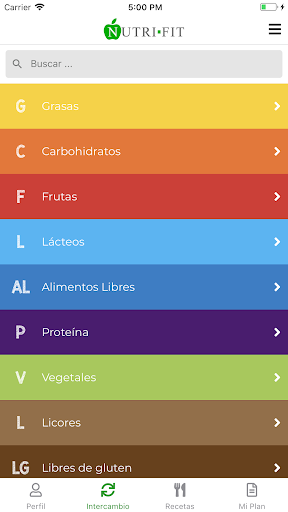 Nutri Fit Screen 3