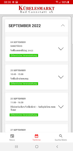Kübelesmarkt e.V. Screen 3