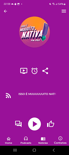 Android application Nativa FM Jales/SP screenshort