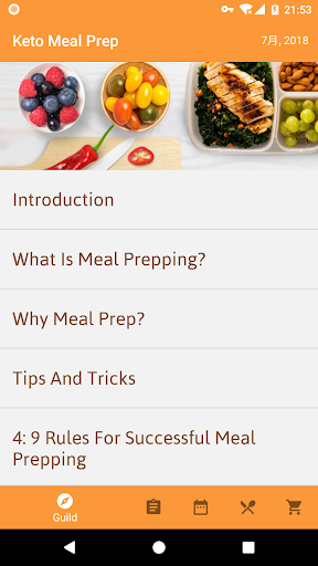 Android application Meal Prep Cookbook For Beginne screenshort