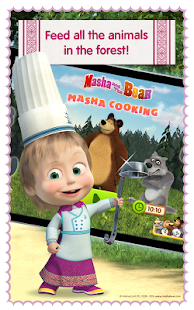 Masha and Bear: Cooking Dash Screenshot