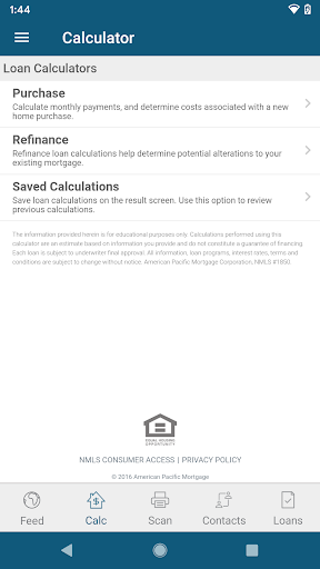 Expedient Mortgage Screen 2