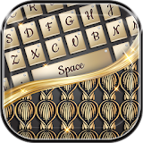 Luxury Keyboard Gold Themes icon