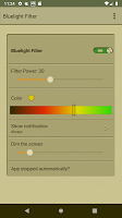 screenshot of EyeCareL: Blue light filter