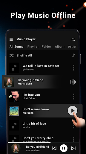Screenshot of Music Player