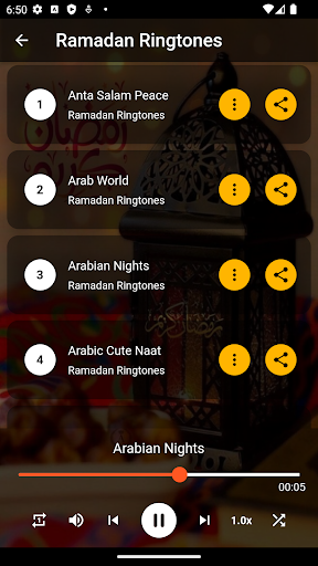 Ramadan Ringtones Screen 2