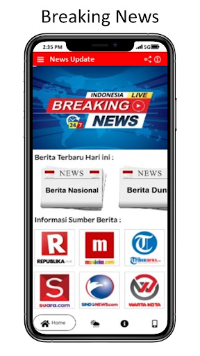 Indonesia Breaking News Screen 2