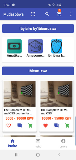 Android application Mudasobwa screenshort