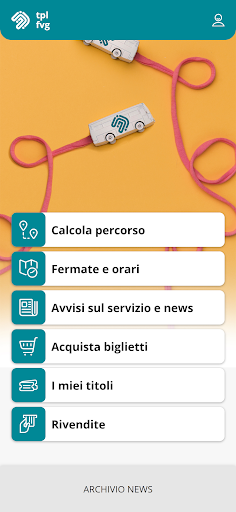 Android application Tpl Fvg screenshort