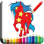 Cover Image of Download Horses Coloring Book 3.0 APK