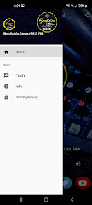 Captura de Pantalla 1 La Bendición Stereo 92.5 FM android