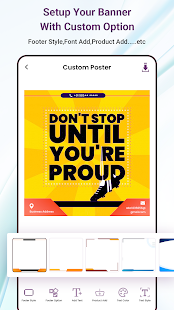 Advertisement Poster Maker App Screenshot