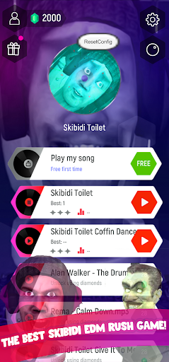 Skibidi Toilet Music Tiles Hop screenshot