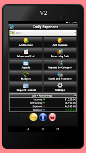 Daily Expenses License Captura de pantalla