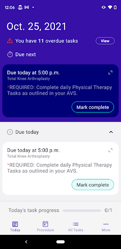 Android application PeriOp Demo screenshort