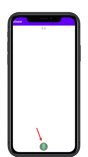 Android application VoiceDialer screenshort