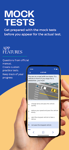 AR DMV Permit Practice Test Screen 2