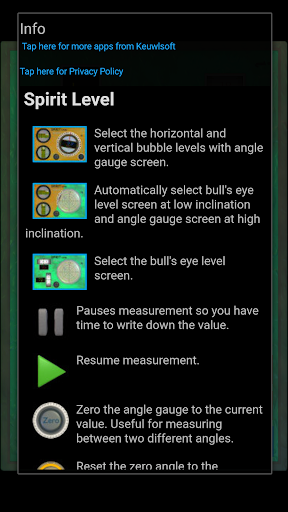 Screenshot of Spirit Level