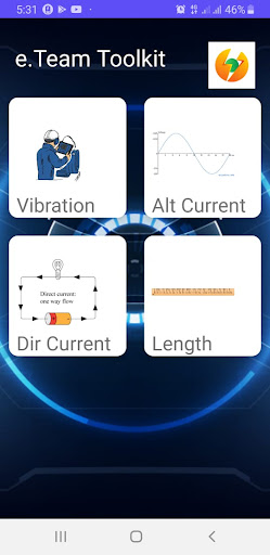 Android application ETeam Tool Kit Professional screenshort
