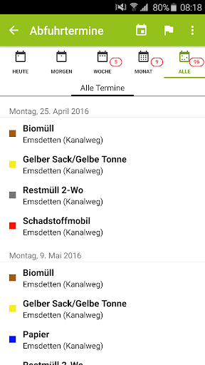 Abfall App Kreis Steinfurt Screen 3