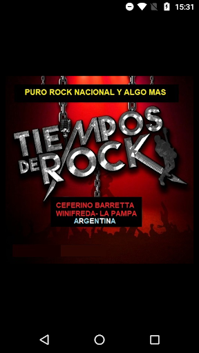 Android application RADIO TIEMPOS DE ROCK screenshort