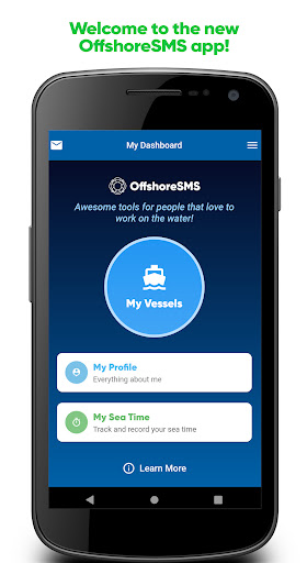Android application OffshoreSMS screenshort