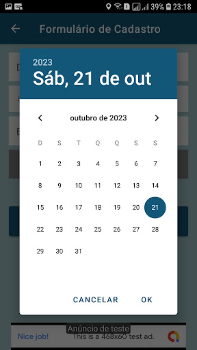 Meus Compromissos Screen 2