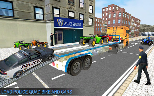 Android application US Police Moto ATV Quad Bike screenshort