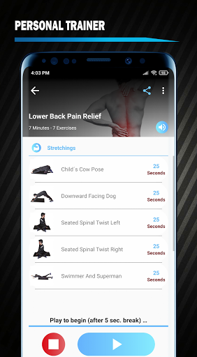 Back pain relief exercises PRO