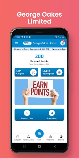 Android application George Oakes screenshort