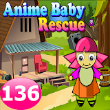 Anime Baby Rescue Game 136 icon