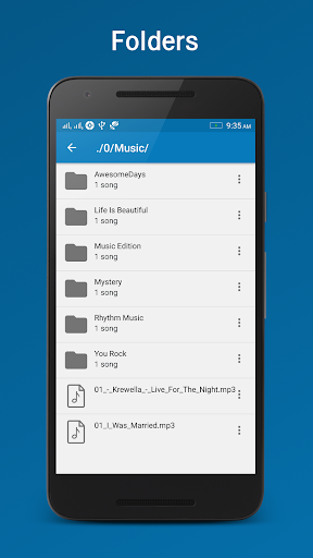 Screenshot of Music Player