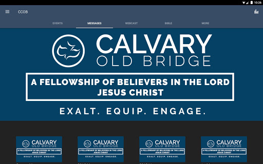 Screenshot of Calvary Chapel Old Bridge