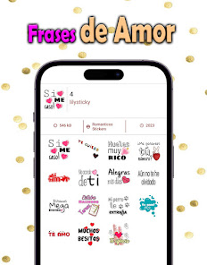Imágen 3 Stickers de Amor - Romanticos android