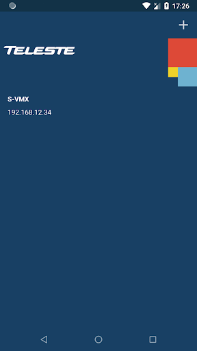Android application S-VMX Client Mobile screenshort