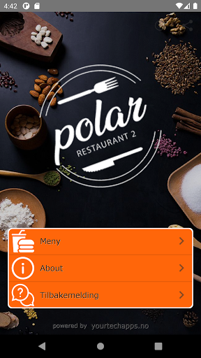 Android application Polar Restaurant 2 screenshort