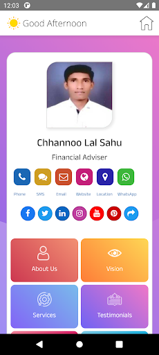 Android application Chhannoo Lal Sahu screenshort