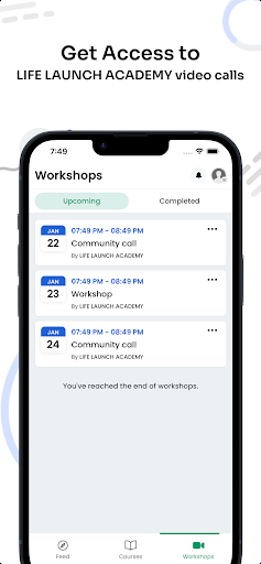 LIFE LAUNCH ACADEMY ekran görüntüsü