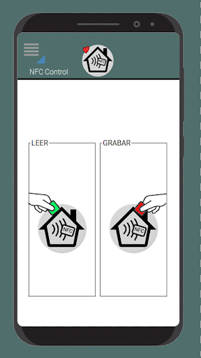 Android application NFC Control screenshort