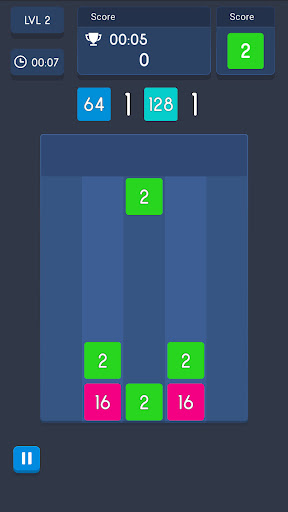 Android application 2048 Drop Adventure – Merge screenshort