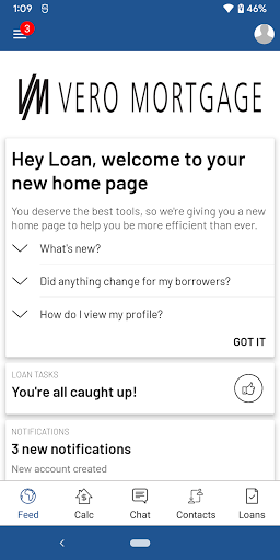 Android application Vero Mortgage Loans screenshort
