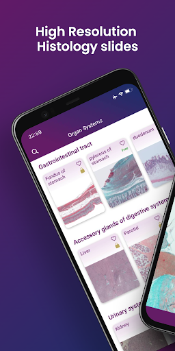 Android application Ehistolab - Histology Slides screenshort
