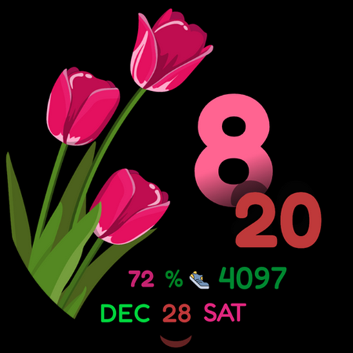 h006 Happy Spring Flower Logo