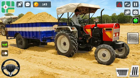 Indian Tractor Game Real Farm