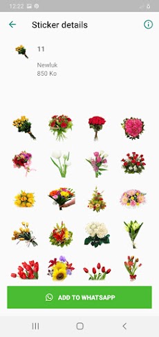 Amor flores y rosas Stickers  para Whatsappのおすすめ画像5