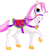 Glitter Horse & Pony Coloring