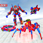 Grand Spider robot car transform attack Apk